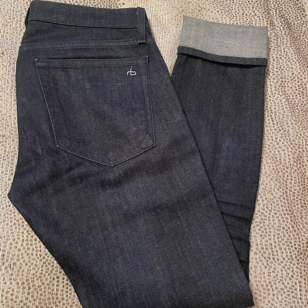 WOMENS AUTH RAG & BONE DRE BOYFRIEND JEANS, SIZE 24